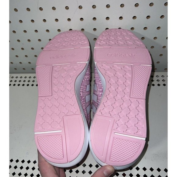 Adidas Swift Run 22 J Athletic Running Shoes Girls Size 5 Womens 6 Pink White - Picture 7 of 9